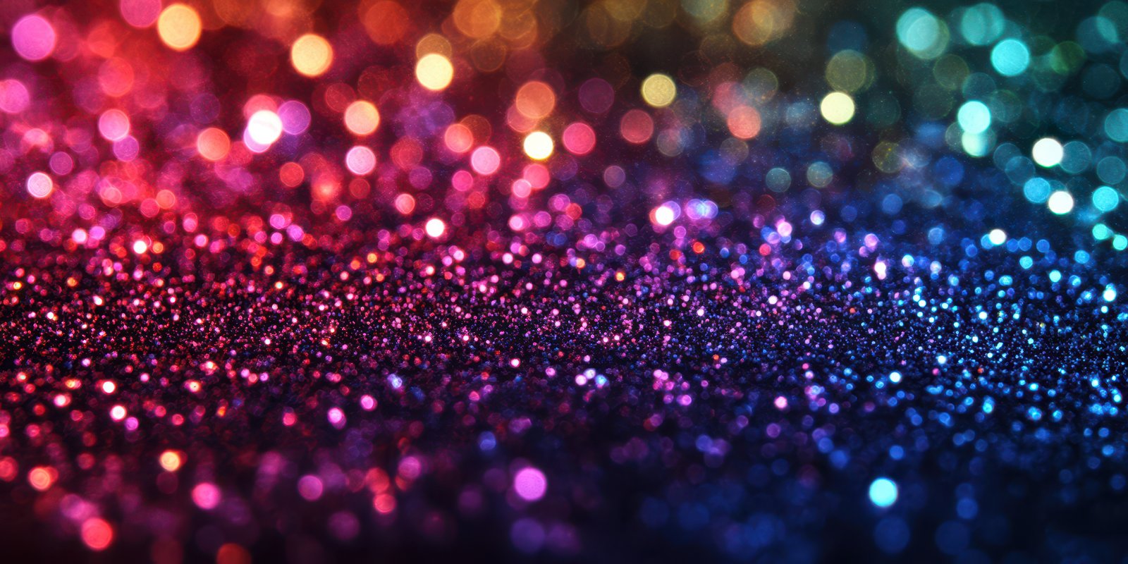 Colorful bokeh lights create a dreamy atmosphere for celebrations or events